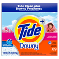 Tide Powder Laundry Detergent With A Touch Of Downy Scent 89 Loads - 132oz/2pk