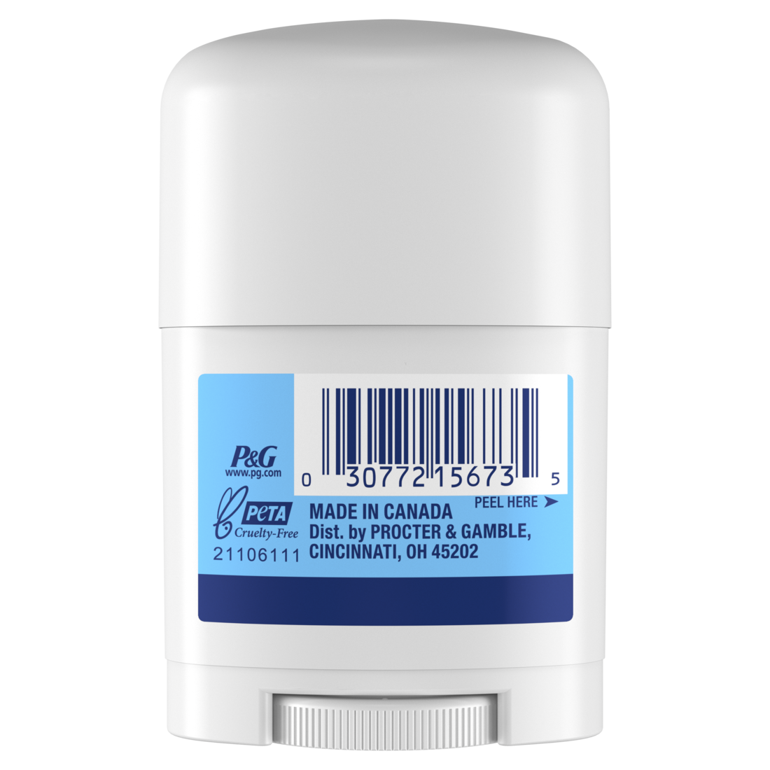 Secret Whole Body Deodorant Stick For Women Peach & Vanilla Scent Aluminum Free Deodorant Stick 72 Hr Odor Protection - 0.5oz/24pk