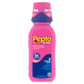 Pepto Bismol Ultra Liquid Upset Stomach Relief Nausea Relief Heartburn Relief Indigestion Relief Anti Diarrhea Medication For Adults - 5 Symptom Fast Relief (Packaging May Vary) - 8oz/12pk