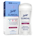 Secret Clinical Antiperspirant Deodorant For Women 100Hr Sweat & Odor Protection Pro-Hyaluronic Acid Clear Gel Clean Berry - 2.6oz/12pk