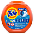 Tide Pods Laundry Detergent Pacs 3-in-1 Stain Remover Odor Fighter Color Protector HE Compatible Original Scent - 42ct/4pk