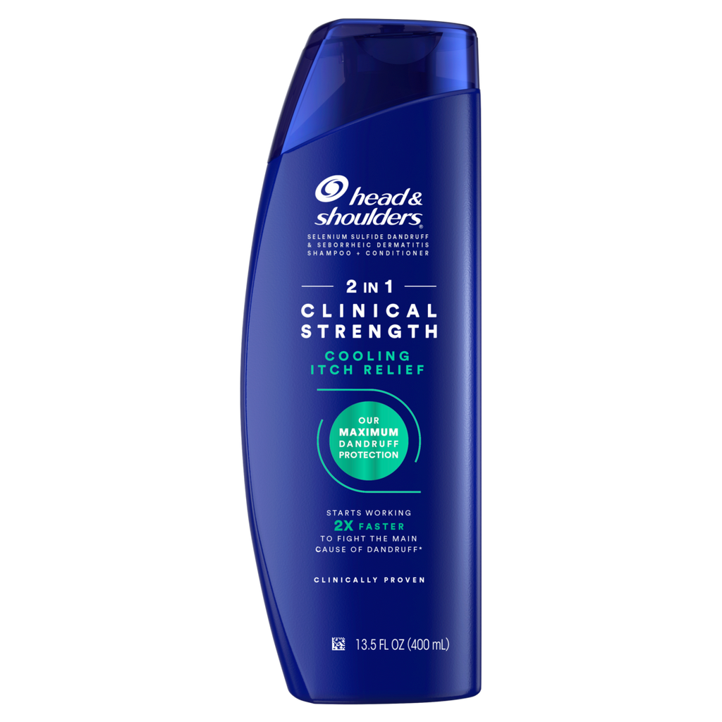 Head & Shoulders Clinical Strength Cooling Itch Relief 2-in-1 For Stubborn Dandruff - 13.5oz/6pk