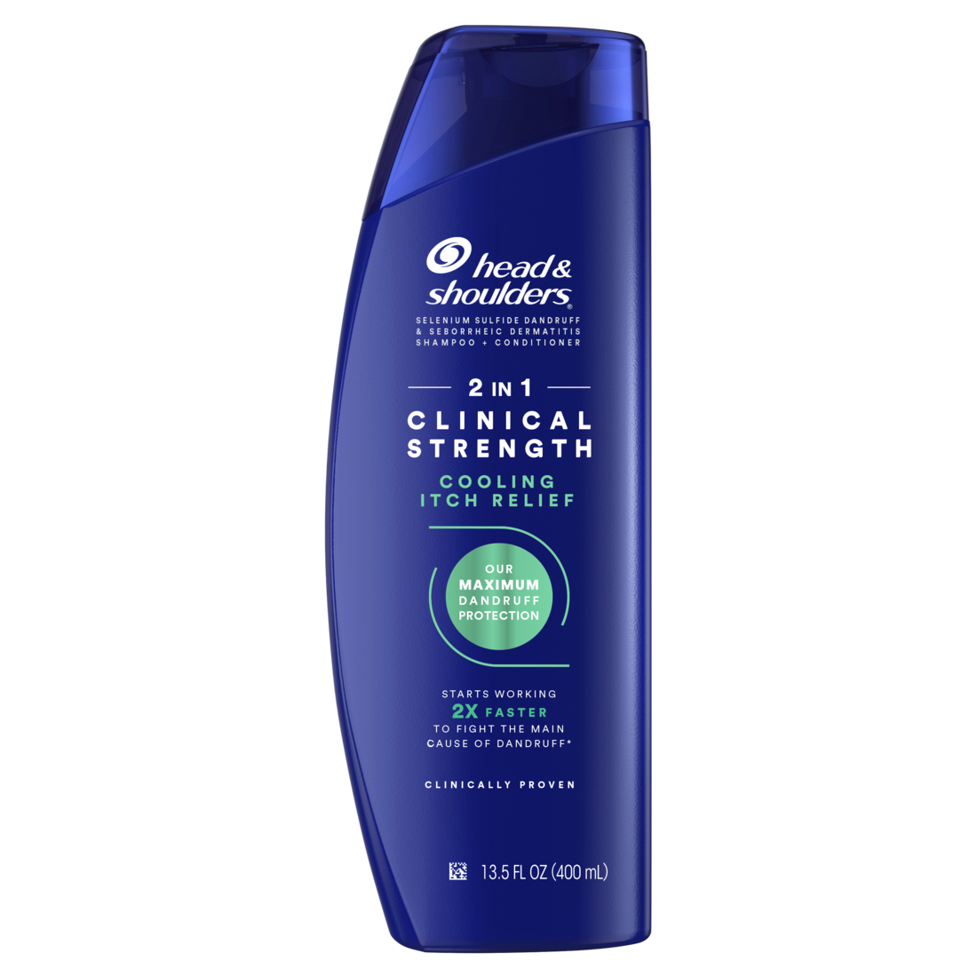 Head & Shoulders Clinical Strength Cooling Itch Relief 2-in-1 For Stubborn Dandruff - 13.5oz/6pk