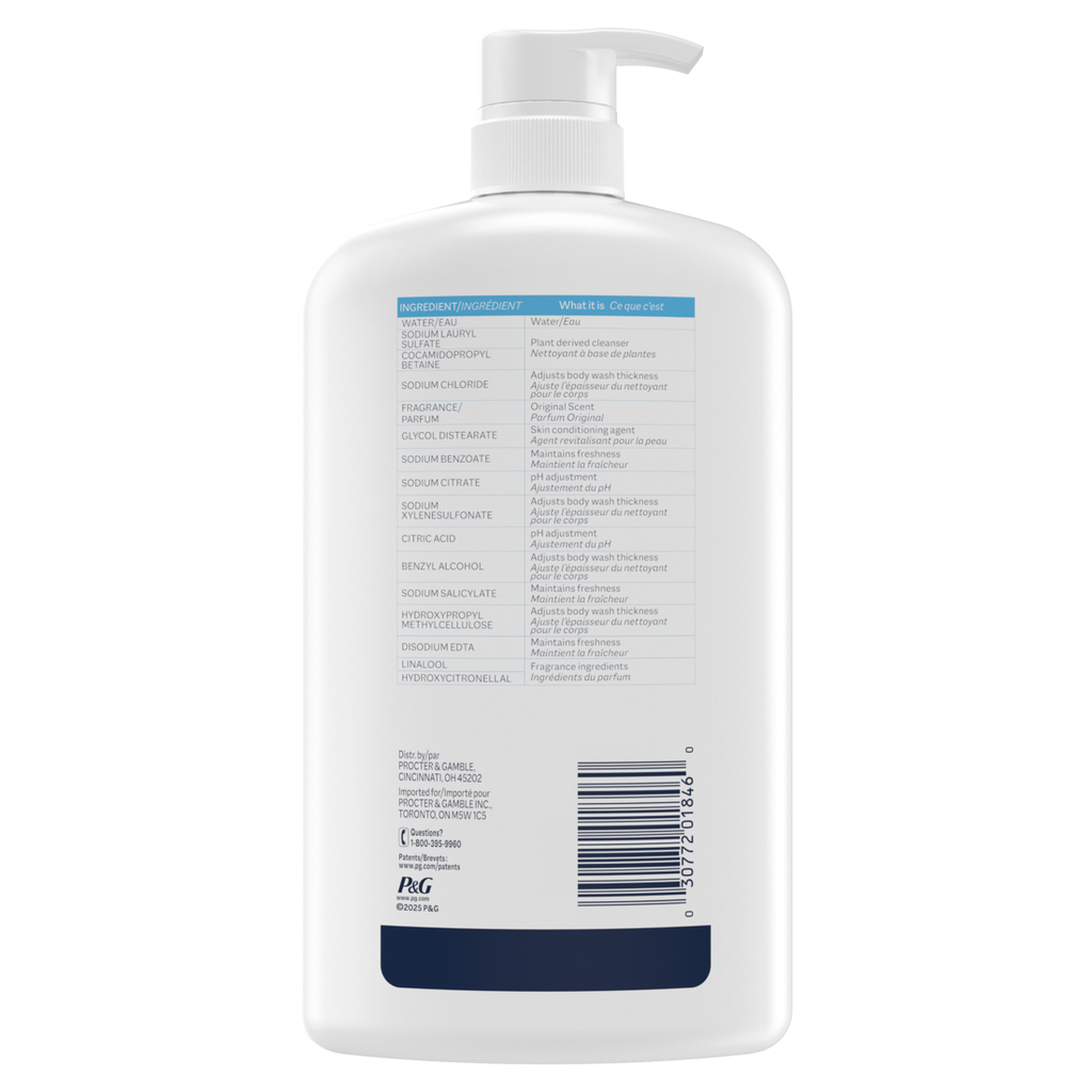 Ivory Gentle Body Wash Original Scent - 35oz/4pk