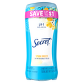 Secret Invisible Solid Antiperspirant And Deodorant Spring Breeze Twin Pack - (2x2.6)oz/6pk
