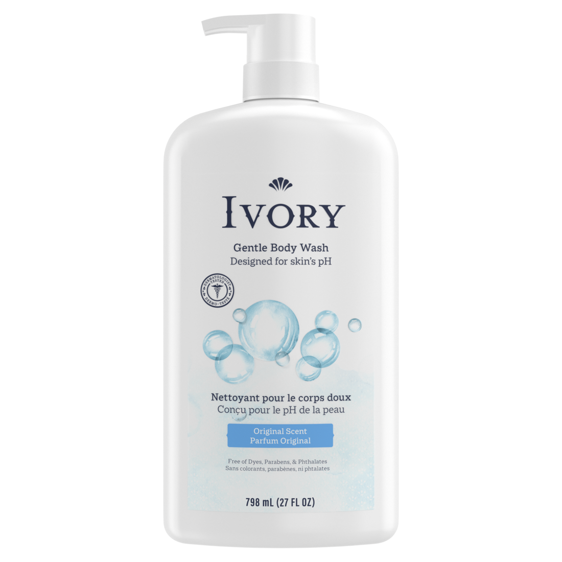 Ivory Gentle Body Wash Original Scent - 27oz/4pk