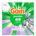Gain Powder Laundry Detergent Lavender Scent 133 Loads - 123oz/2pk