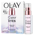 Olay Super Eye Serum - Vitamin C Caffeine Niacinamide Amino Peptide Aloe Vera - Brightens Dark Circles Anti-Wrinkle Anti-Aging Brightening Smooths Fine Lines Firming Hydrating - 0.45oz/3pk