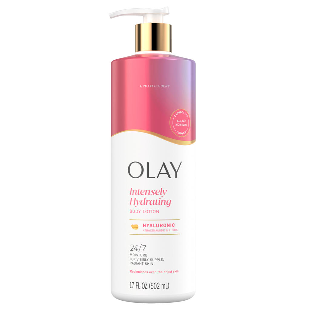Olay Intensely Hydrating Body Lotion With Hyaluronic Acid And Niacinamide - 17oz/6pk