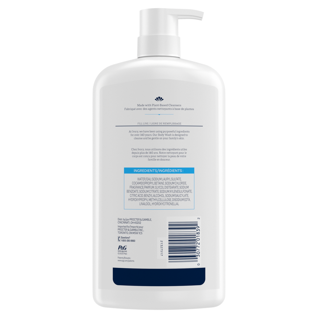 Ivory Gentle Body Wash Original Scent - 27oz/4pk