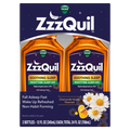 Zzzquil Liquid Sleep Aid Soothing Sleep Diphenhydramine 50Mg Hcl Chamomile Honey Flavored Nighttime Sleep Aid Liquid Sleep Aids For Adults 2 Pack - (2x12)oz/3pk