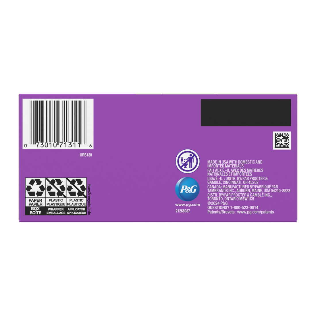Tampax Radiant Tampons With Leakguard Braid Super Absorbency Unscented - 28ct/6pk
