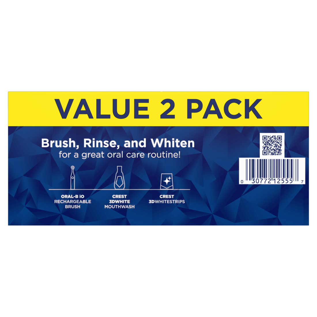 Crest Toothpaste 3Dwhite Advanced Teeth Whitening Glamorous White Pack Of 2 - (2x3.3)oz/6pk