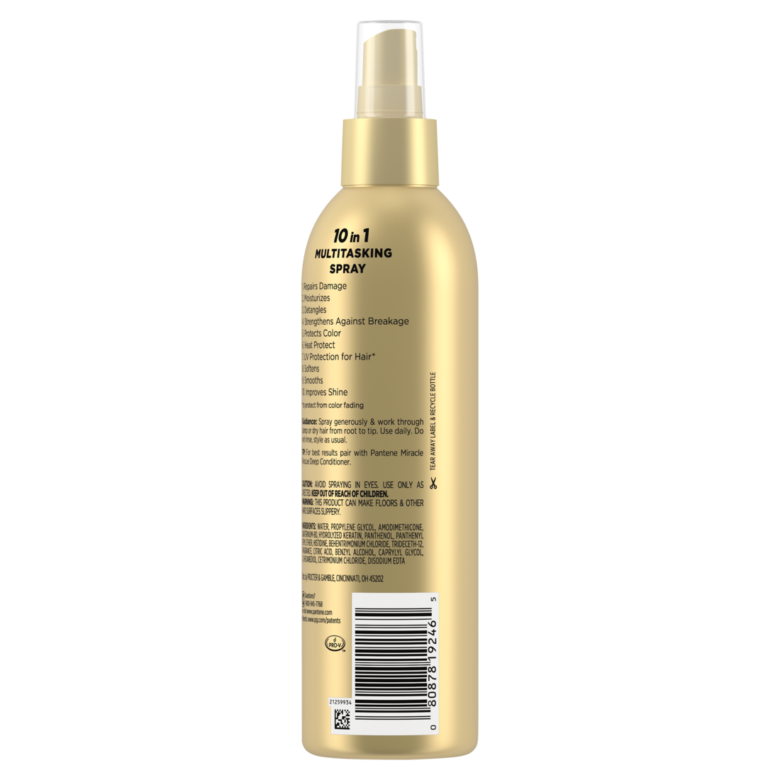 Miracle Rescue 10-in-1 Multitasking Spray + Keratin - 5.7oz/12pk