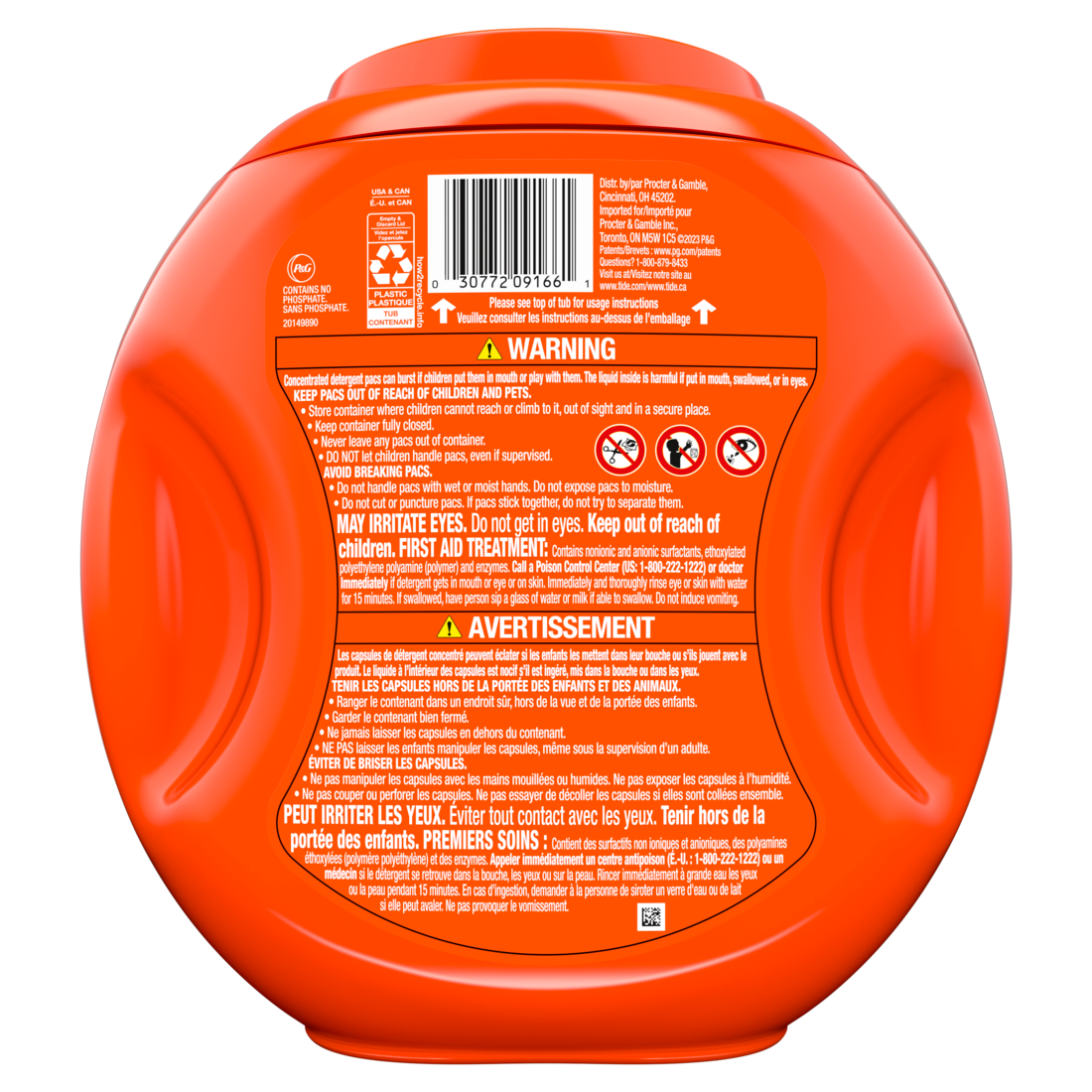 Tide Pods Laundry Detergent Pacs 3-in-1 Stain Remover Odor Fighter Color Protector HE Compatible Spring Meadow Scent - 76ct/4pk