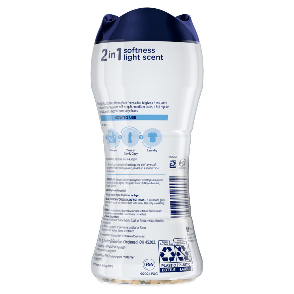 Downy Blends In-Wash Laundry Scent Booster Beads Meadow Rain Scent Fabric Sottener Beads And Freshness - 8.3oz/4pk