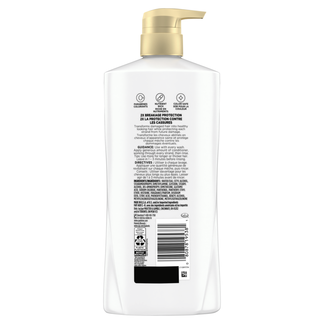 Pantene Repair & Protect 2X Breakage Protection Conditioner - 25.1oz/4pk