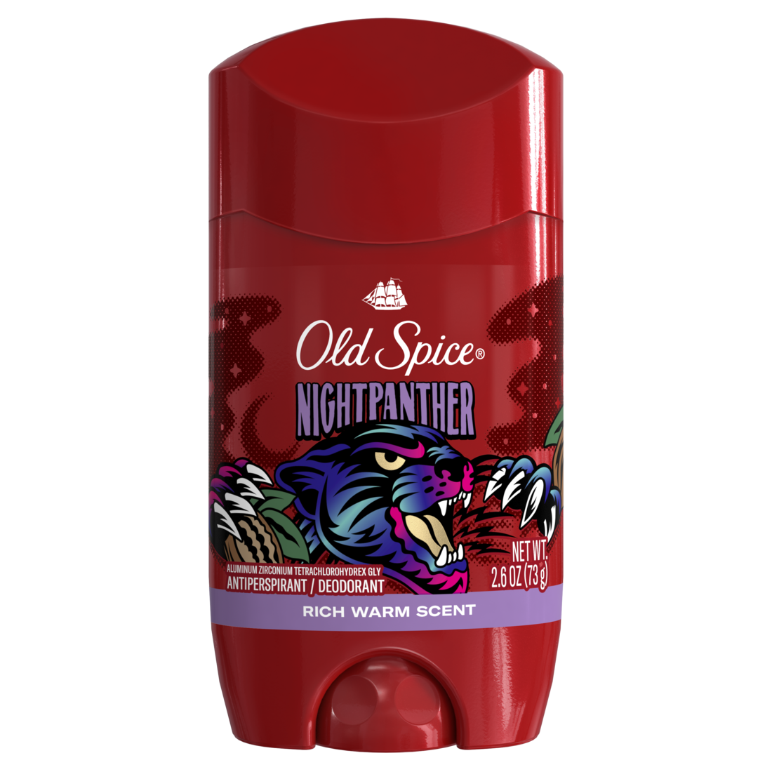 Old Spice Antiperspirant And Deodorant For Men 24/7 Freshness Long Lasting Sweat And Odor Protection Legendary Fragrance Nightpanther Rich Warm Scent - 2.6oz/12pk