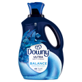 Downy Ultra Soft Plus Fresh Fabric Softener Liquid Balance Crisp Rain & Blue Eucalyptus 96 Loads Downy Fabric Softener Laundry Softener - 64oz/4pk