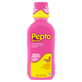 Pepto Bismol Liquid Upset Stomach Relief Nausea Relief Heartburn Relief Indigestion Relief Anti Diarrhea Medication For Adults - 5 Symptom Fast Relief (Packaging May Vary) - 16oz/12pk