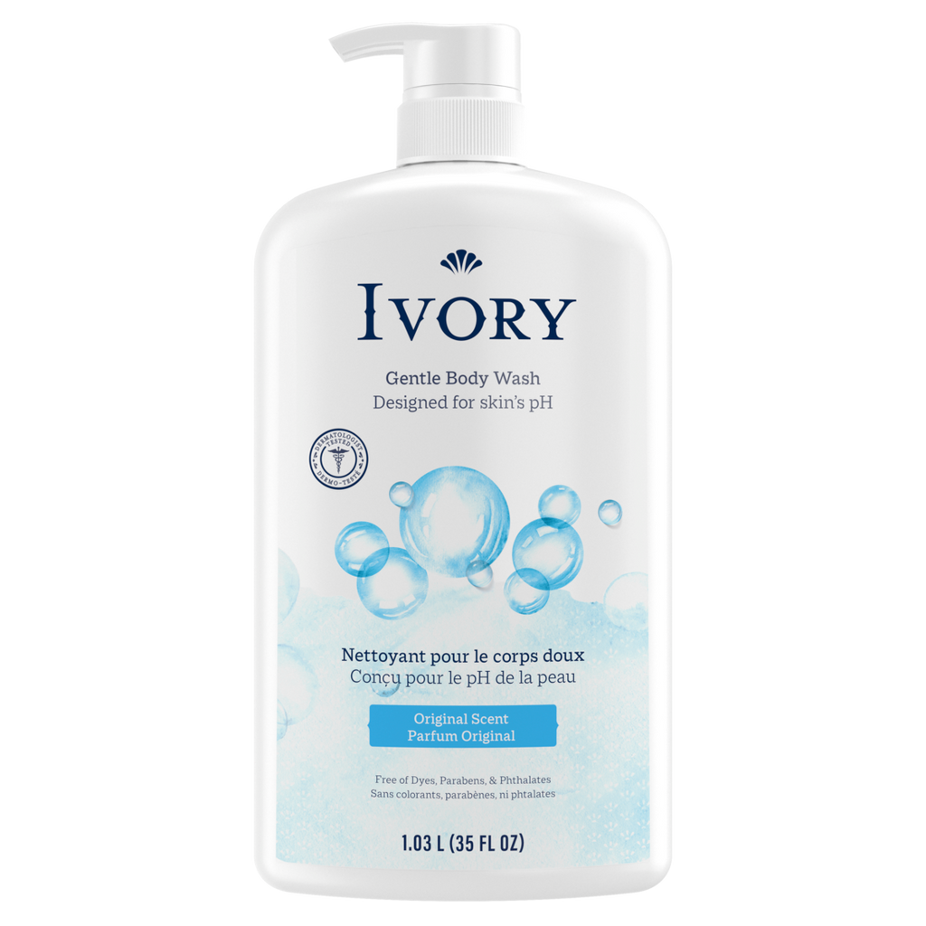 Ivory Gentle Body Wash Original Scent - 35oz/4pk