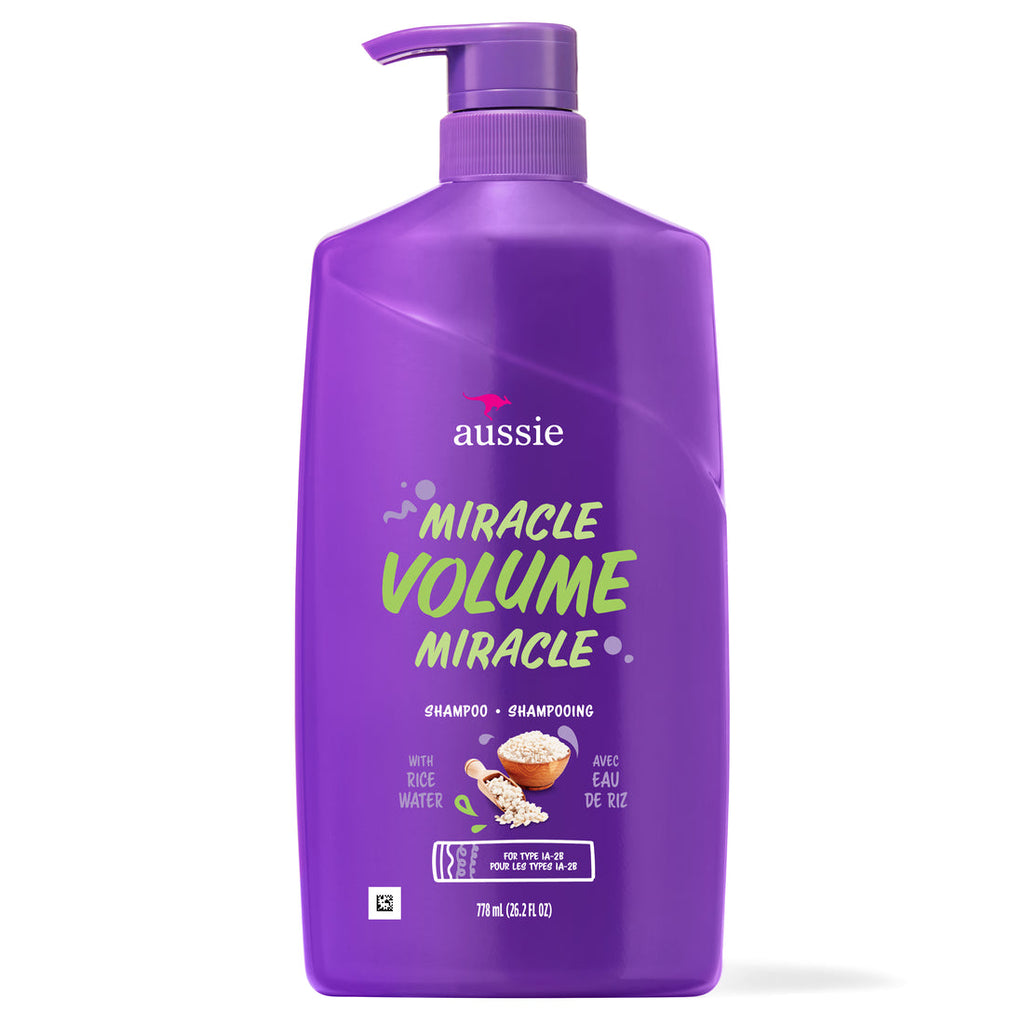 Aussie Miracle Volume Shampoo To Add Body Paraben-Free Volumizing - 26.2oz/4pk