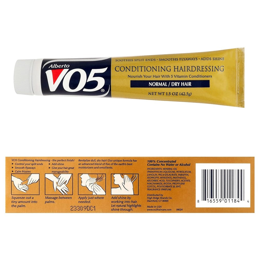 VO5 Conditioning Hairdressing Normal / Dry - 1.5oz/12pk