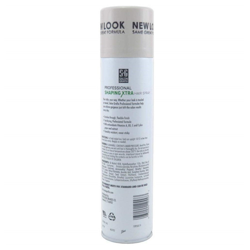 Salon Grafix Shaping Hair Spray Extra Super Hold - 10oz/6pk