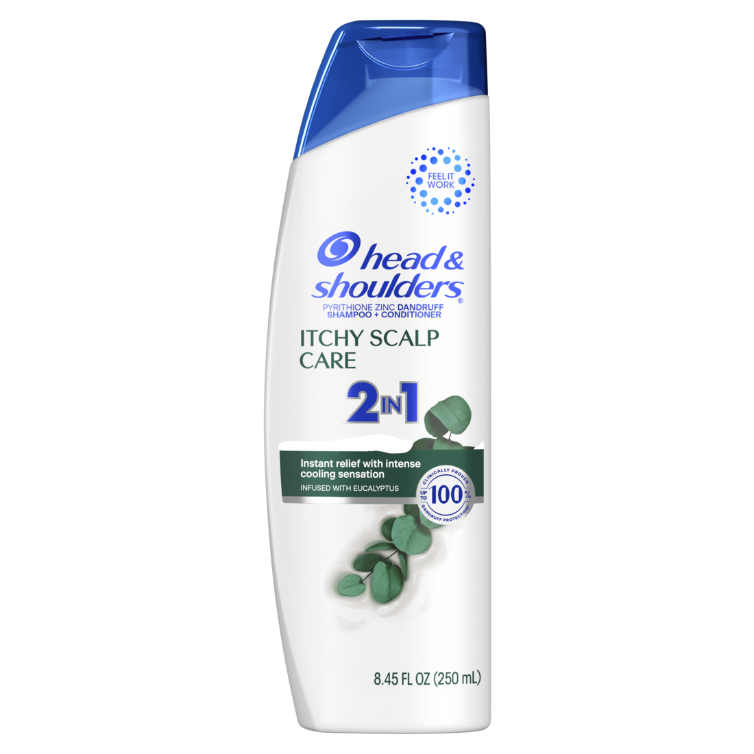 Head and Shoulders 2 in 1 Dandruff Shampoo and Conditioner Anti-Dandruff Treatment Itchy Scalp Care for Daily Use - 8.45oz/6pk