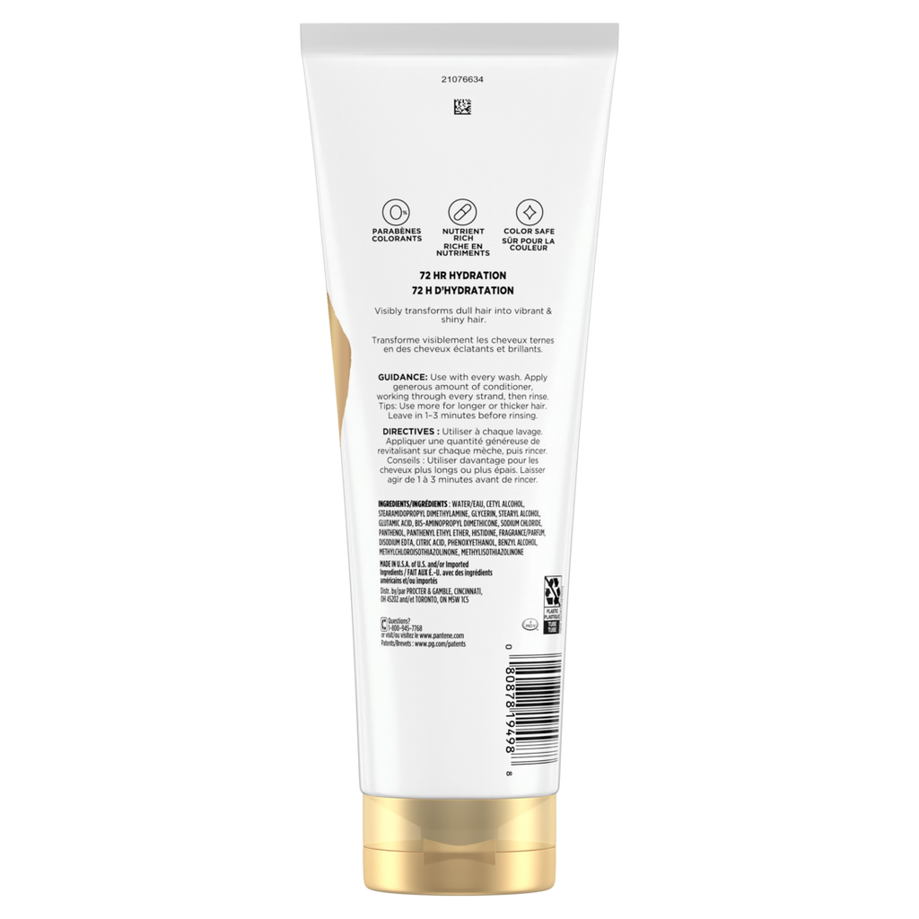 Pantene Radiant Color Shine 72 HR Hydration Conditioner - 10.4oz/12pk