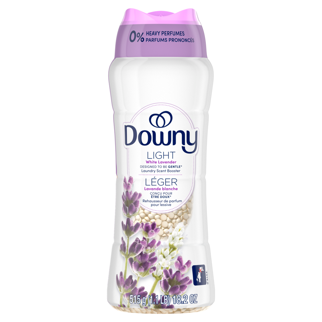 Downy Light Laundry Scent Booster Beads White Lavender Scent In-Wash Fabric Beads Designed To Be Gentle With A Light Boost Of Scent No Heavy Perfumes - 18.2oz/4pk