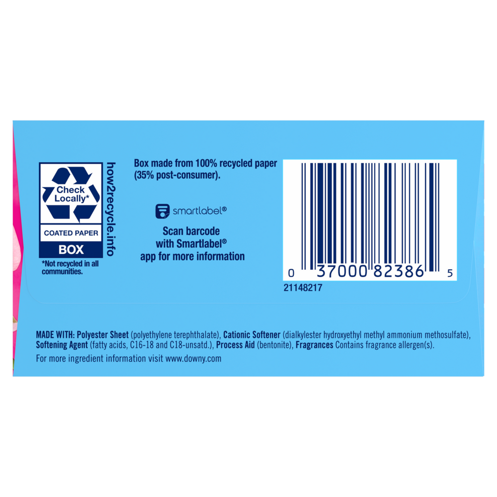 Downy Fabric Softener Dryer Sheets April Fresh - 105ct/6pk