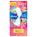 Always Radiant Teen With Flexfoam Pads Size 1 Regular With Wings Unscented - 28ct/6pk