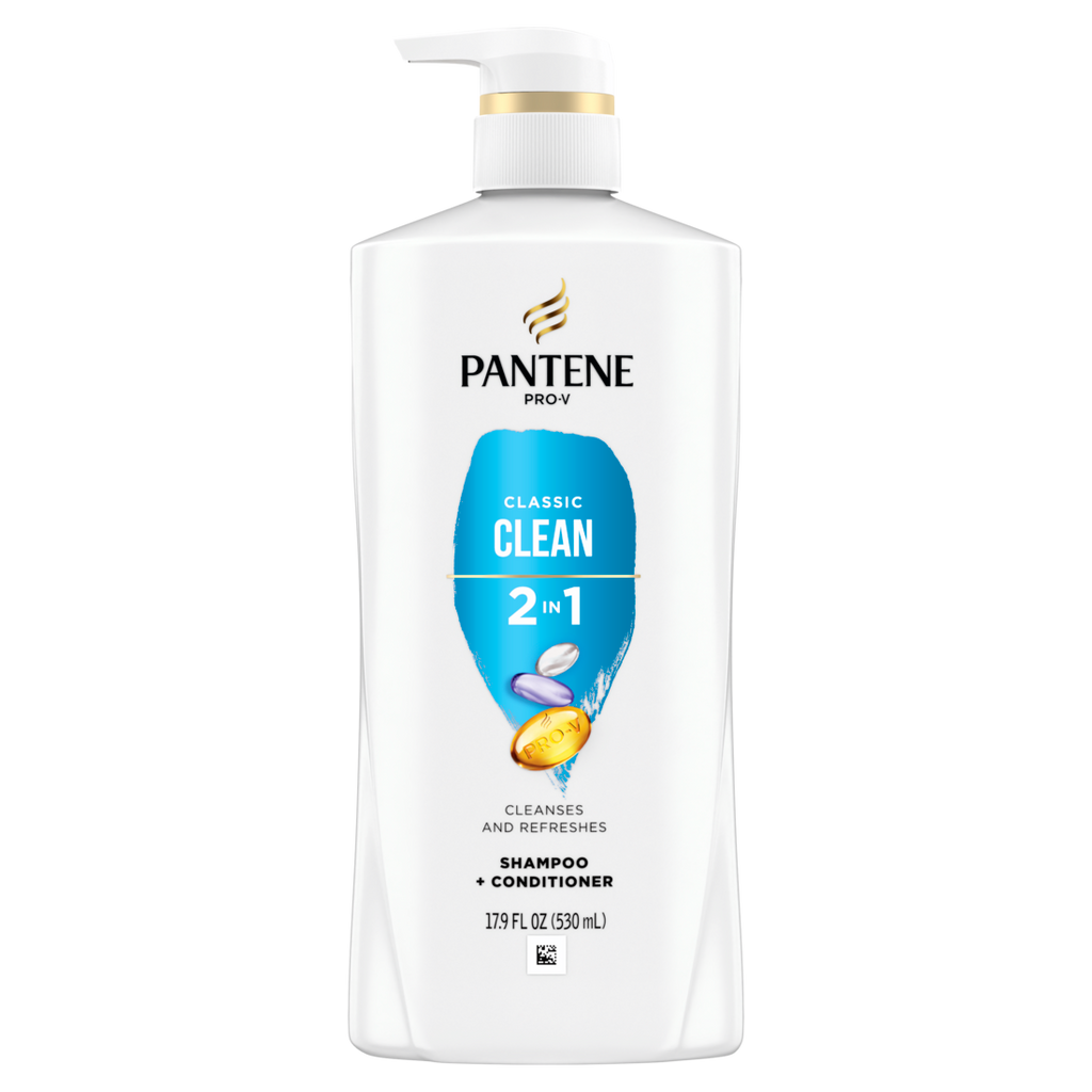 Pantene Classic Clean 2-in-1 Shampoo & Conditioner - 17.9oz/4pk