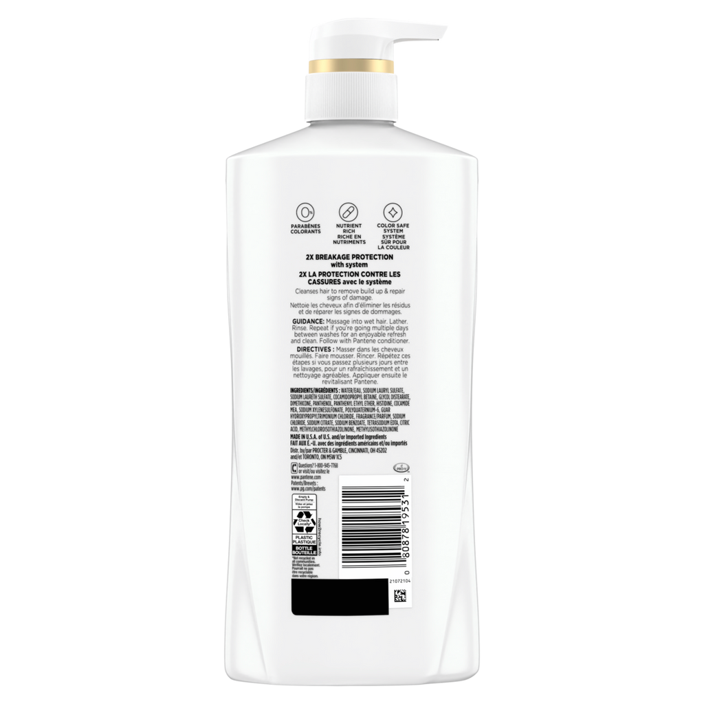 Pantene Repair & Protect 2X Breakage Protection Shampoo - 27.7oz/4pk