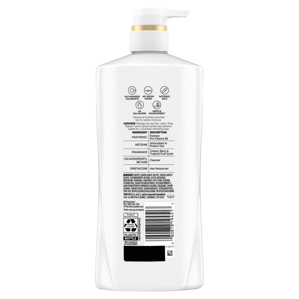 Pantene Daily Moisture Renewal 2-in-1 Shampoo & Conditioner - 23.6oz/4pk