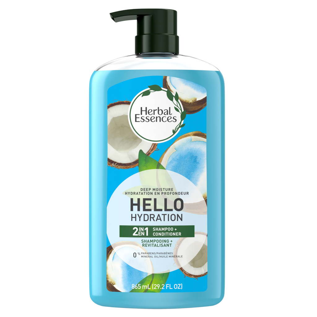 Herbal Essences Hello Hydration 2-in-1 Shampoo Conditioner Moisture For Hair - 29.2oz/4pk