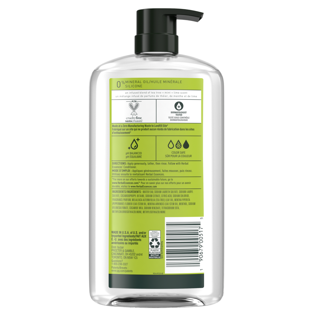 Herbal Essences Clarifying Shampoo Tea Tree - 29.2oz/4pk