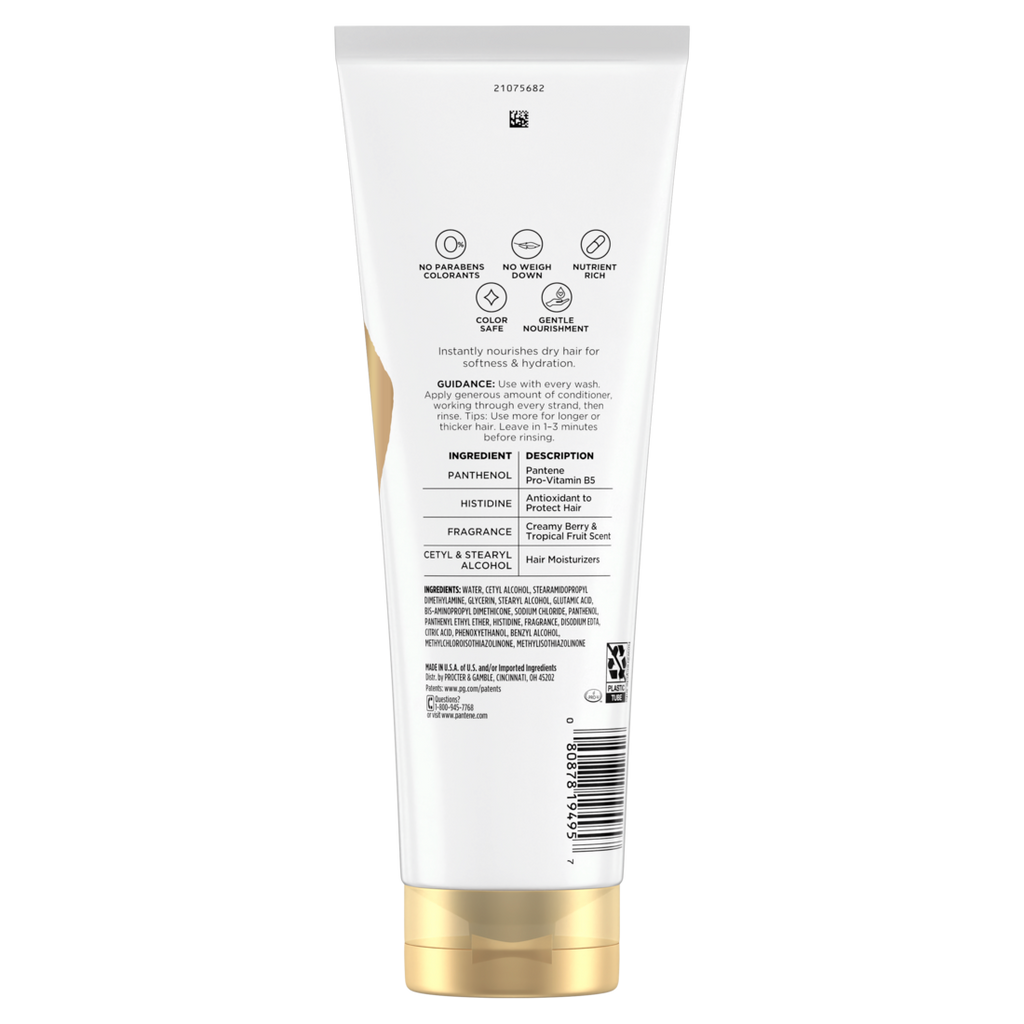 Pantene Daily Moisture Renewal 72 HR Lush Moisture Conditioner - 10.4oz/12pk