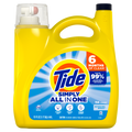 Tide Simply All-In-One Liquid Laundry Detergent Refreshing Breeze Scent 114 Loads - 151oz/4pk