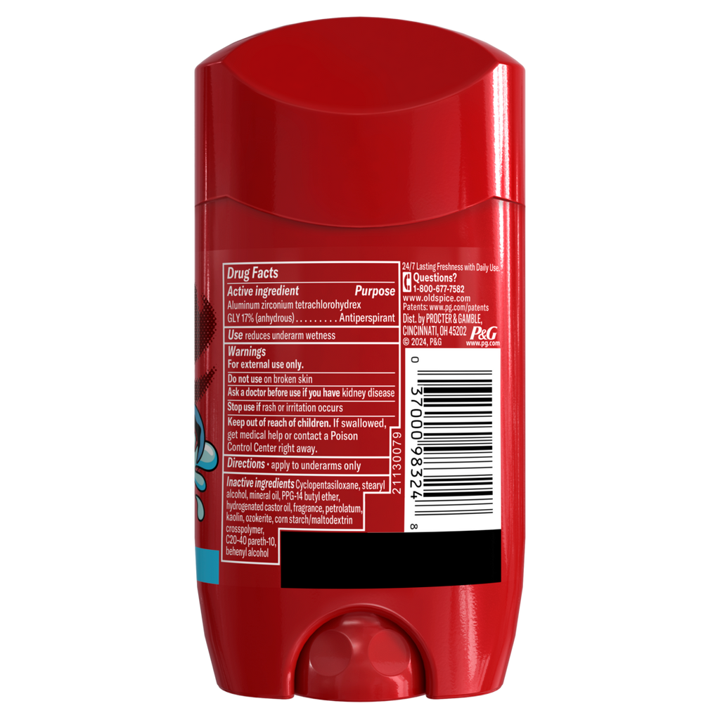 Old Spice Antiperspirant And Deodorant For Men 24/7 Freshness Long Lasting Sweat And Odor Protection Legendary Fragrance Krakengard Deep Ocean Scent - 2.6oz/12pk