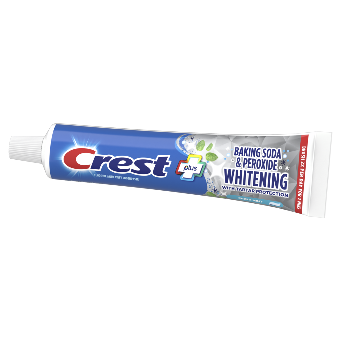 Crest Plus Baking Soda & Peroxide Whitening Toothpaste Fresh Mint - 5.7oz/12pk