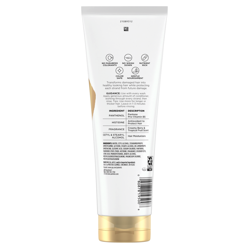 Pantene Repair & Protect 2X Breakage Protection Conditioner - 10.4oz/12pk