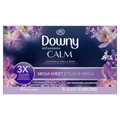 Downy Calm Mega Dryer Sheets Laundry Fabric Softener Lavender And Vanilla Bean - 80ct/4pk