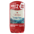 Old Spice Men's Antiperspirant And Deodorant 24/7 Sweat Protection Deep Sea Twin Pack - (2x2.6)oz/6pk