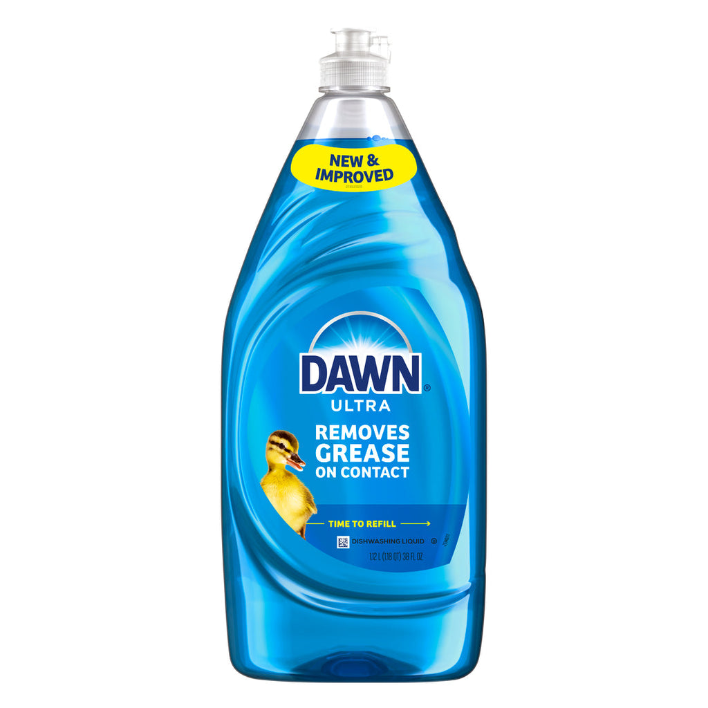 Dawn Ultra Dish Soap Liquid Dishwashing Liquid Grease Removal Original - 38oz/8pk