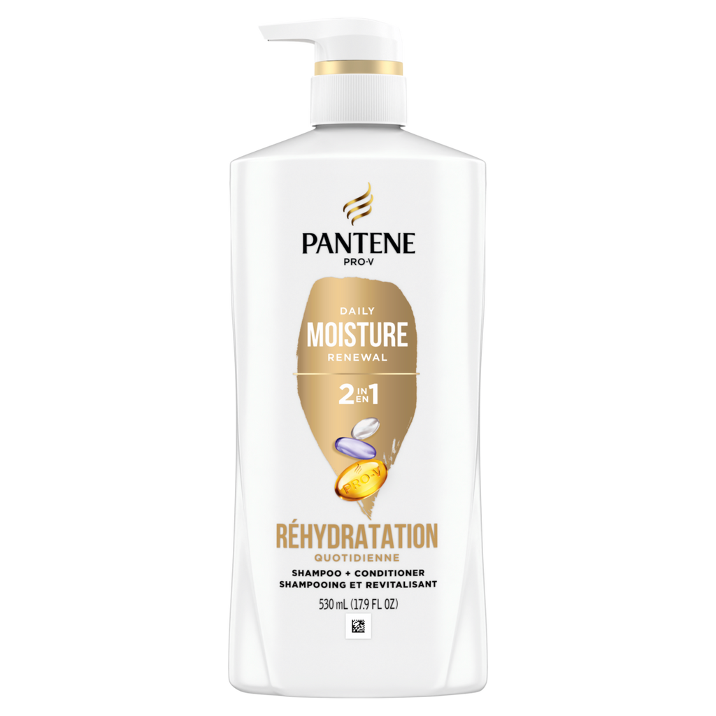 Pantene Daily Moisture Renewal 2-in-1 Shampoo & Conditioner - 17.9oz/4pk