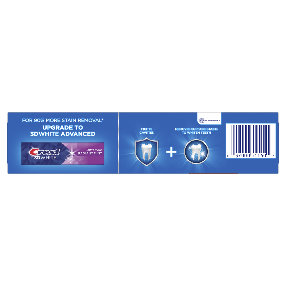Crest Plus Baking Soda & Peroxide Whitening Toothpaste Fresh Mint - 5.7oz/12pk