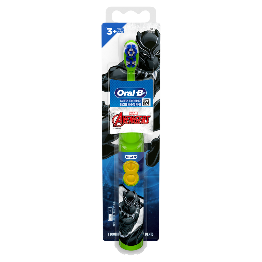 Oral-B Kid's Battery Toothbrush Featuring Marvel's Avengers Soft Bristles For Kids 3+ - 1ct/24pk
