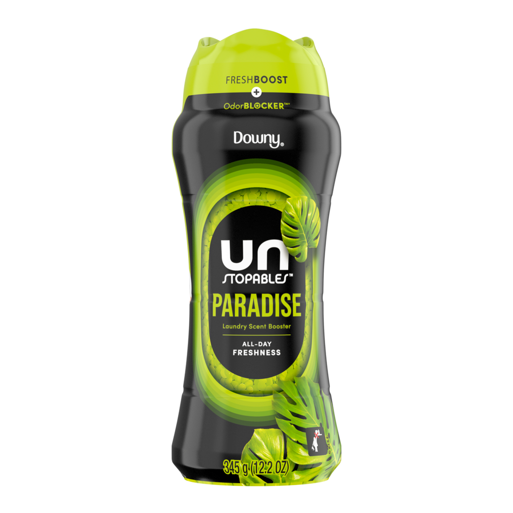 Downy Unstopables In Wash Scent Booster Beads Paradise Scent Laundry Beads For Odor Protection Downy Scent Booster Beads Laundry Scent Boosters - 12.2oz/4pk